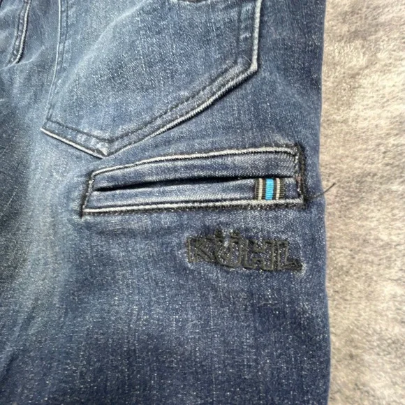 Kuhl Mens 32x32 Denim Klassik Fit Jeans Medium Wash Blue Outdoor Utility Pants - Picture 9 of 12